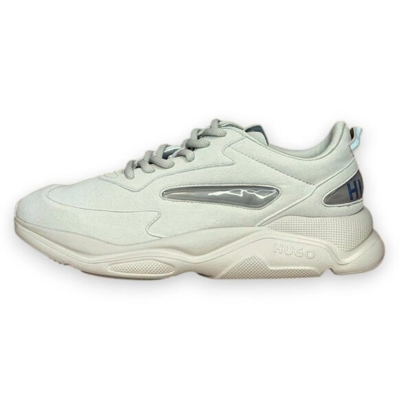 HUGO By Hugo Boss Leon Runn Mfbb Men's Chunky Ortholite Sneakers White US 9 - Picture 2 of 4